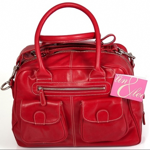leather baby changing bag lin & leo lush baby