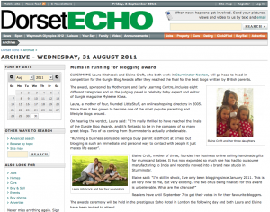 littlestuff in dorset echo for small business blog gurgle awards