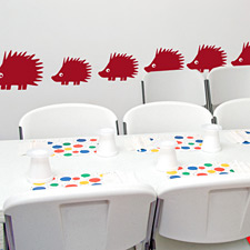 Hedgehog Wall Sticker Set