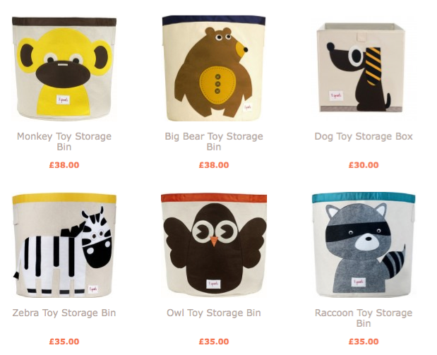 Spotted! Fabulous Toy Storage Bins LittleStuff