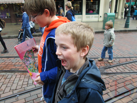 children at disneyland paris 20th 2012 happy excited children at disneyland paris