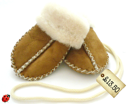 sheepskin mittens for toddlers