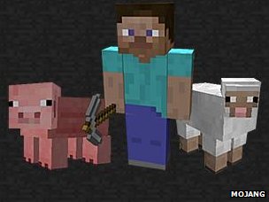minecraft pig and sheep