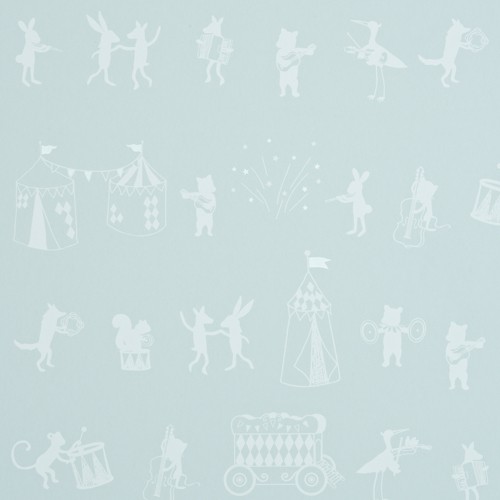 vintage look child's wallpaper