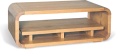 contemporary wooden coffee table