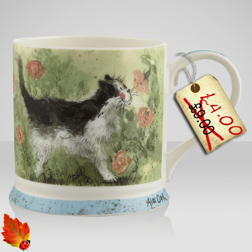 Alex Clark cat mug reduced