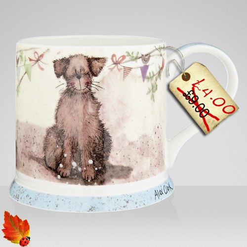 alex clark dog mug