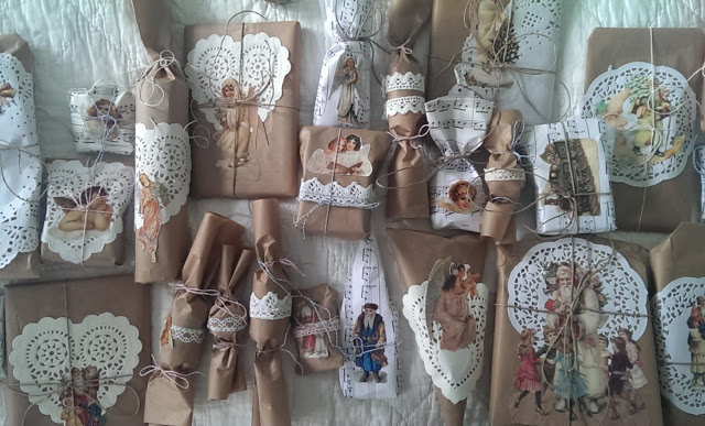 craft advent calendar parcels
