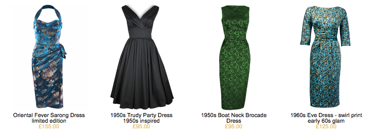 30s 40s 50s deigner clothing