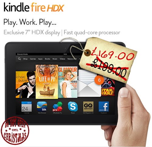 Kindle Fire HDX reduced offer