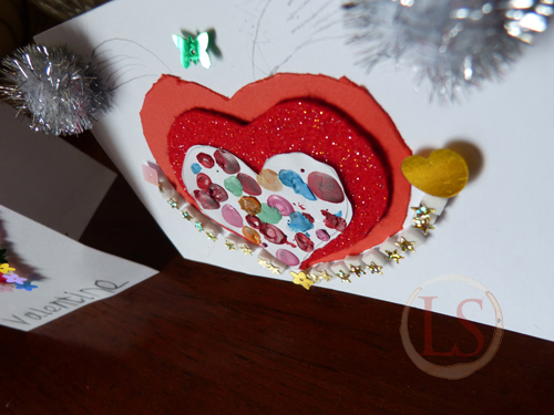 childrens valentines card craft