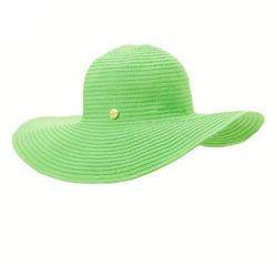 green women's sun hat