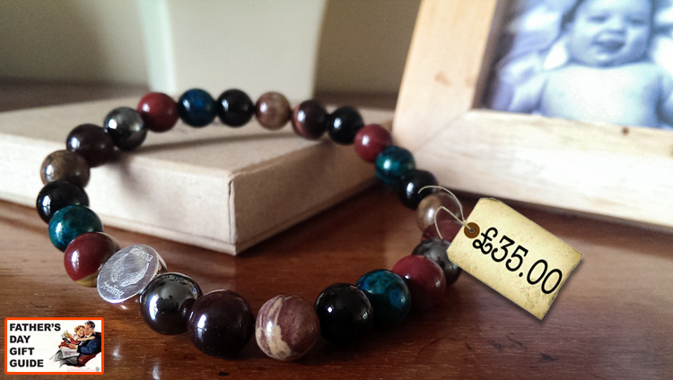 healing gemstone karma barcelet for men