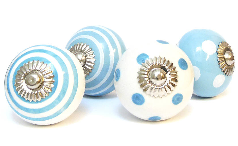 These Pushka Knobs blue ceramic beauties are £4.25 each form their NOTHS shop...