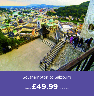 cheap flights with flybe to salzburg form Southampton