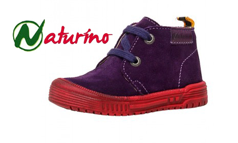 NATURINO 3985 - high top sneakers - aubergine purple