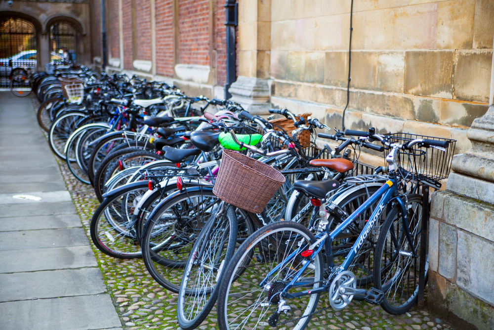 University Student Bike Rack image by Shutterstock