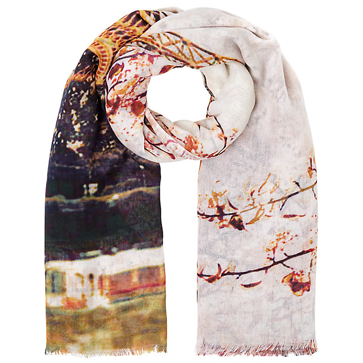 paris abstract scarf