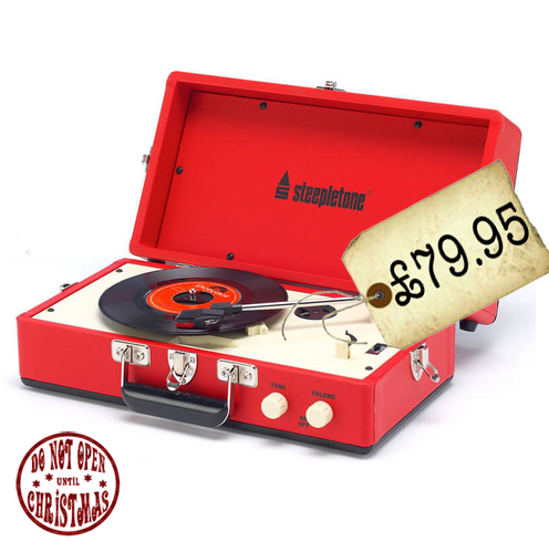 steepletone vintage vinyl record player