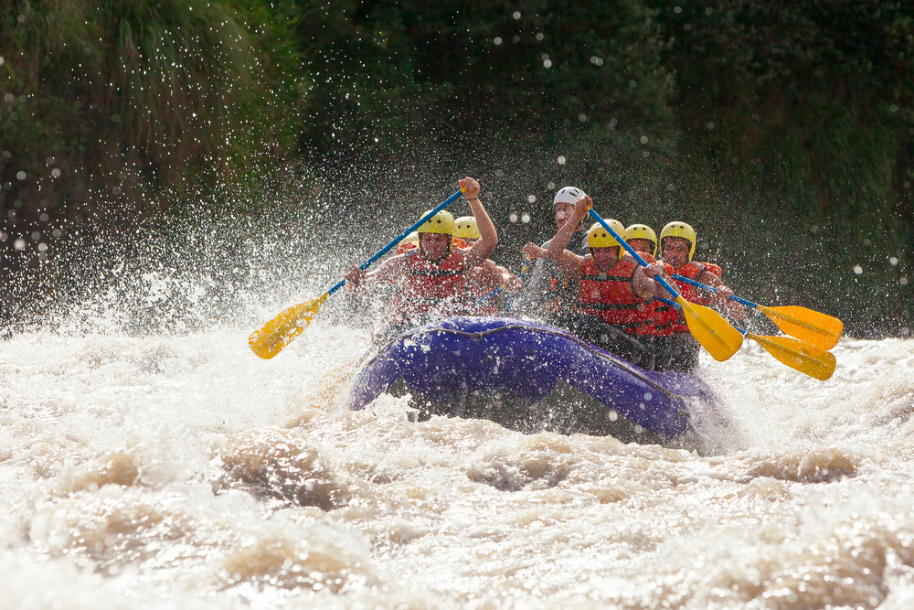 White Water Rafting image courtesy of Shutterstock 