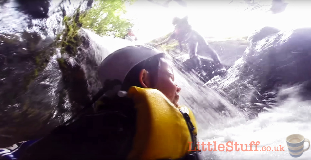 9yr old ghyll scrambling adventure