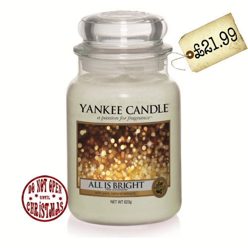 all is bright scented candle