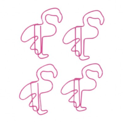 flamingo paper clips