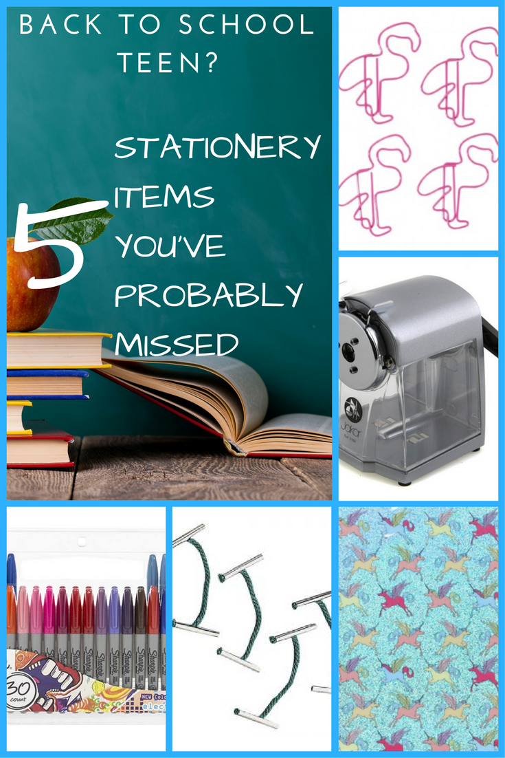 stationery tips for back to school teenagers