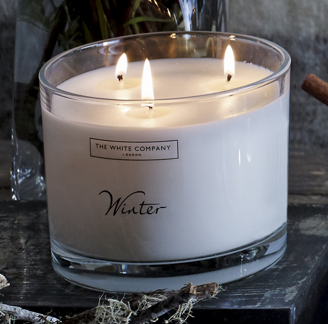 winter large candle