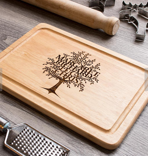personalised chopping board