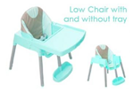 Little Helper Baby Aqua Highchair