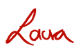 Laura's signature