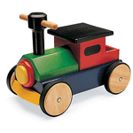 Wooden ride on train