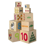 Wooden stacking blocks