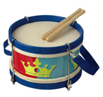 Wooden toy drum