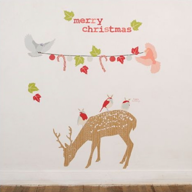 Pre-Christmas Christmas Shopping Top Tips #8 – Gorgeous Christmas wall stickers.