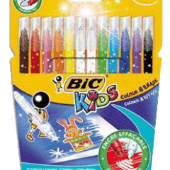 Felt tips that really do wash out. Bic Kids – have you been converted yet?