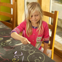 Spotted! Slate Topped Farmhouse Dining Tables.