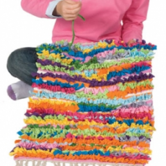 Brilliant ‘Make a Ruffle Rug Kit’ – half price!