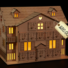Pre-Christmas Christmas Shopping – Beautiful Wooden Advent House