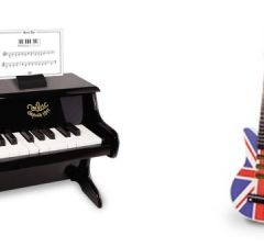 Competition Now Closed – Wooden Toy Piano & Guitar from Ella James Living to Win!