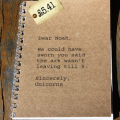 Spotted! A Unicorn Notebook – love it!