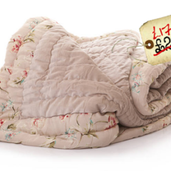 Spotted! A Simply Delicious Velvet Quilt (just made for a day like today).