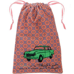 New Competition: Quirky, Vintage Cotton Drawstring Bags from The Wise House