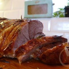 Easter Sunday Dinner Menu – Recipe for Roast leg of Lamb with Redcurrant Glaze.