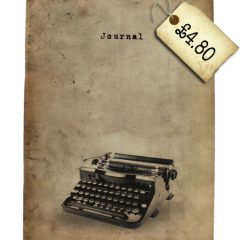 #lovestationery – Vintage Typewriter journal. *swoons*