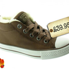 Spotted! Kids Converse Street – yes, Chuck Taylors for the Winter!