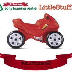 10 Days of #FunAt40 with ELC – No.5 is a toddlers Freewheel Motorcycle