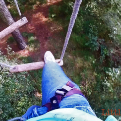 Scariness at GoApe in Dorset for our #GoProAdventures