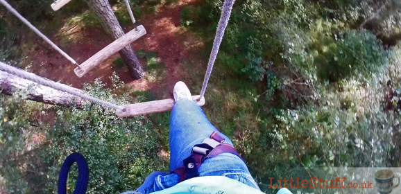 Scariness at GoApe in Dorset for our #GoProAdventures